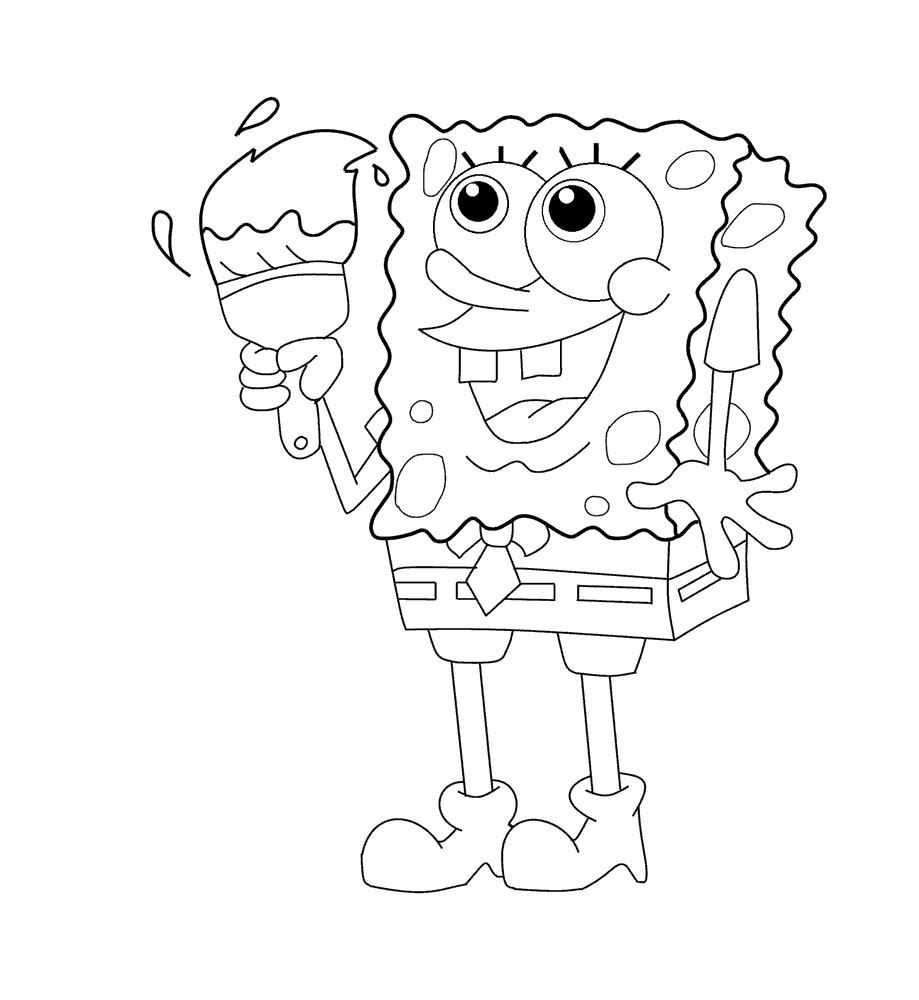 Dibujos para Colorear y Manualidades: Bob Esponja para colorear