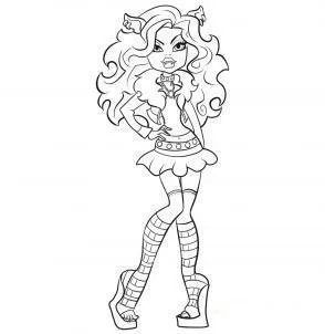 Dibujos para Colorear y Manualidades: Monster high para colorear Dibujos para Colorear y Manualidades: Monster high para colorear