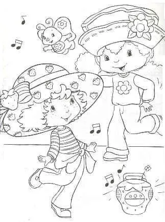 Dibujos para Colorear y Manualidades: Tarta de fresa para colorear Dibujos para Colorear y Manualidades: Tarta de fresa para colorear