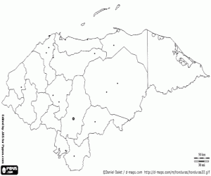 Dibujos para colorear de Mapas políticos de países de América ... Dibujos para colorear de Mapas políticos de países de América ...