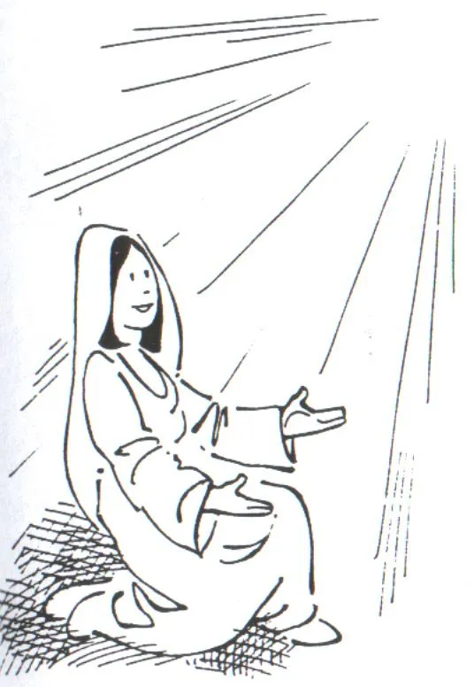 Dibujos para colorear de maria madre de Jesus - Imagui