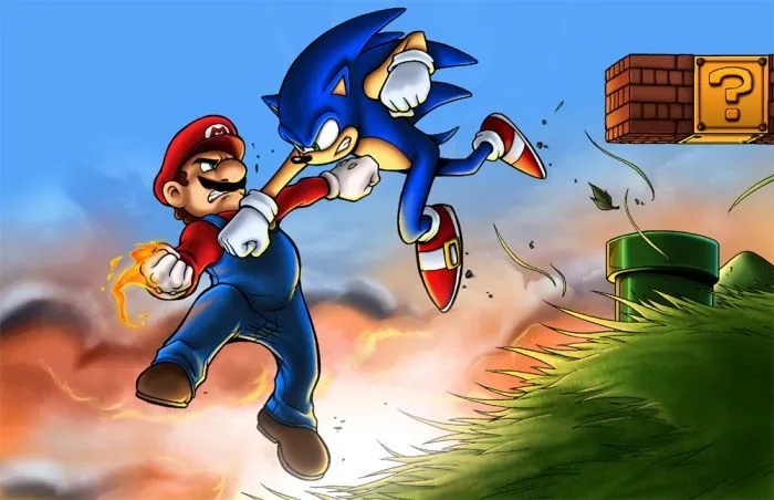 Imagenes para colorear Mario Bros vs sonic - Imagui Imagenes para colorear Mario Bros vs sonic - Imagui