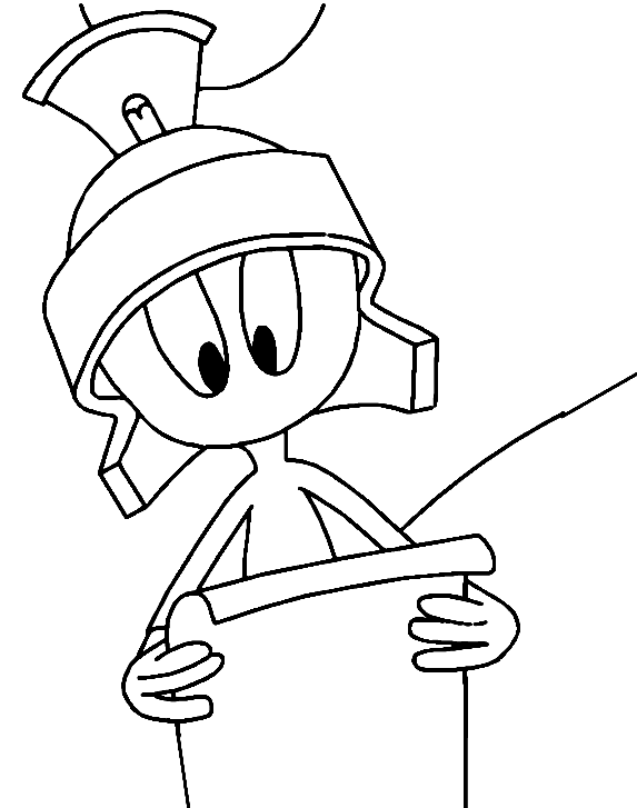 Dibujos para colorear de Marvin el Marciano, Marvin Martian ...