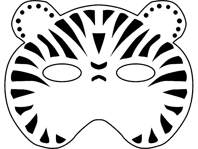 Dibujos para colorear de Mascaras, caretas, Plantillas para ... Dibujos para colorear de Mascaras, caretas, Plantillas para ...