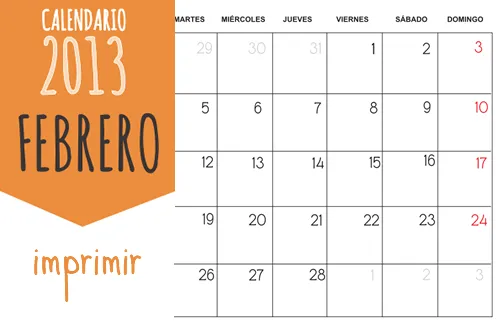Dibujos para Colorear: Mes de febrero 2013 para imprimir Dibujos para Colorear: Mes de febrero 2013 para imprimir