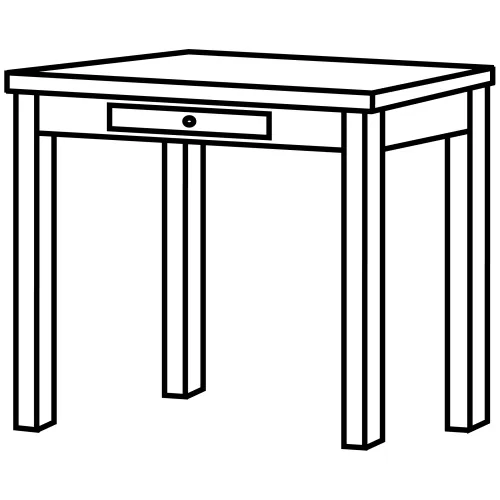 Dibujos para colorear de mesas y sillas - Imagui