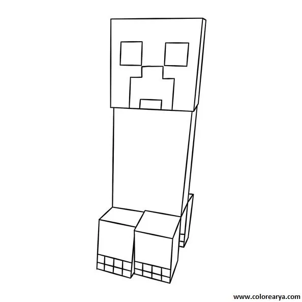 Dibujos para colorear de minecraft - Imagui