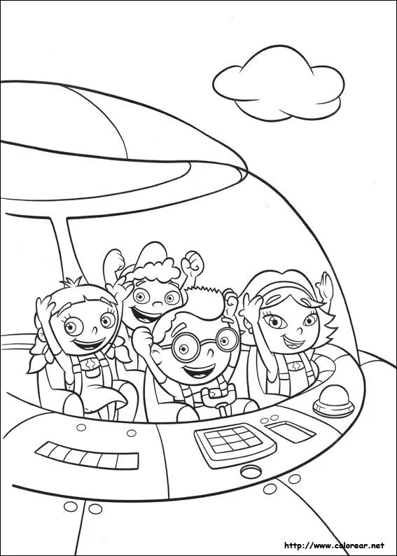 Dibujos para colorear de Mini Einsteins