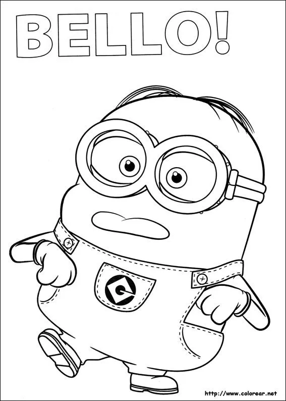 Dibujos para colorear de Minions