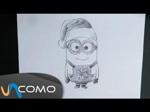 Dibujos Para Colorear Minions Navidad