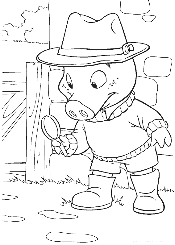 Dibujos para colorear de Miss Piggy, cerdita Piggy, Plantillas ...