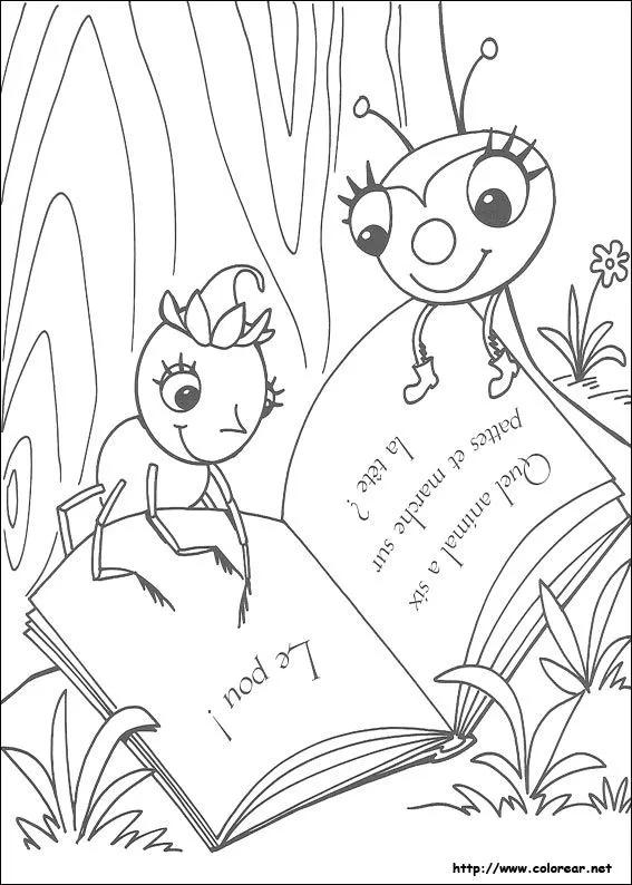 Dibujos para colorear de Miss Spider