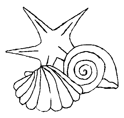 Dibujos para colorear de Moluscos, Plantillas para colorear de ...