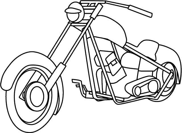 Dibujos para colorear de Motos, motocicleta, Plantillas para ...