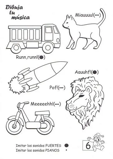 DIBUJOS PARA COLOREAR DE MUSICA – CUADERNO DE MUSICA PARA NIÑOS DIBUJOS PARA COLOREAR DE MUSICA – CUADERNO DE MUSICA PARA NIÑOS