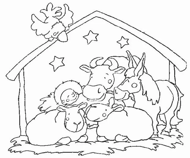 Dibujos para colorear del Nacimiento de Jesus | Dibujos para Niños Dibujos para colorear del Nacimiento de Jesus | Dibujos para Niños