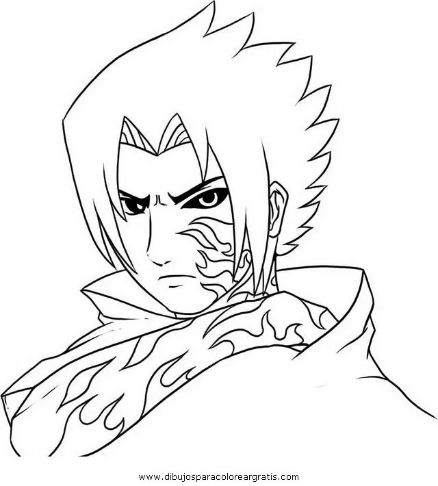 Naruto shippuden para colorear sasuke - Imagui