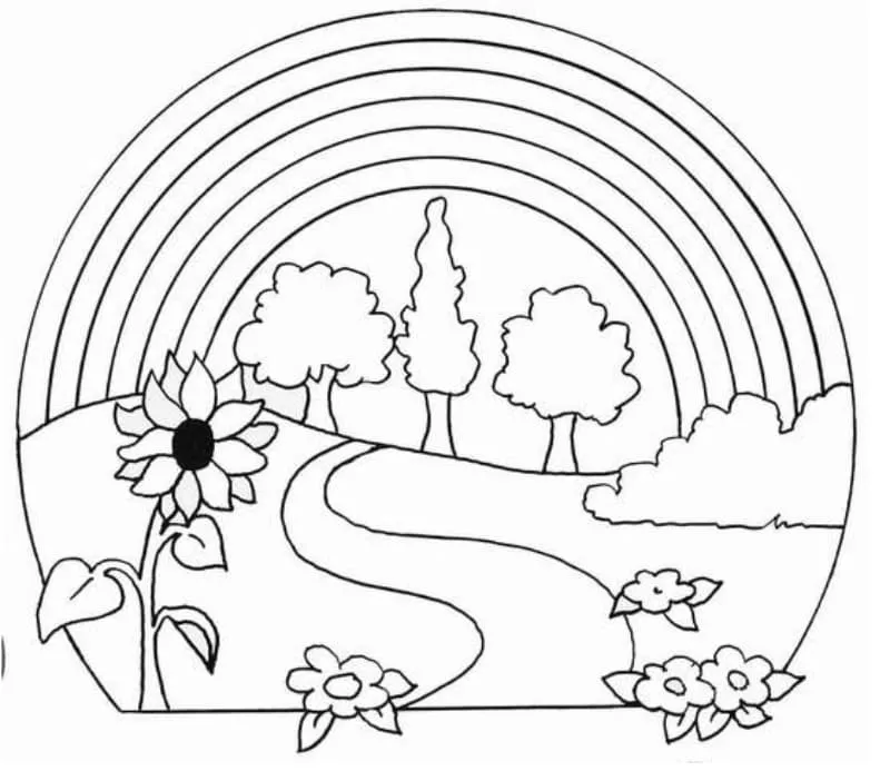 Dibujos para colorear sobre la naturaleza y el medioambiente Dibujos para colorear sobre la naturaleza y el medioambiente