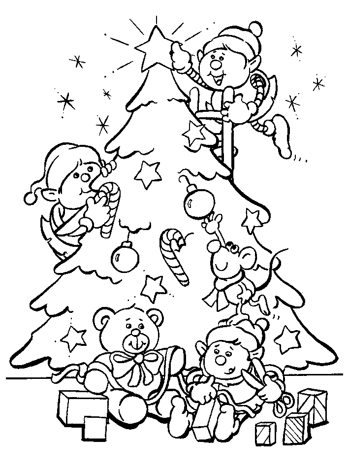 Dibujos para colorear de Navidad Dibujos para colorear de Navidad