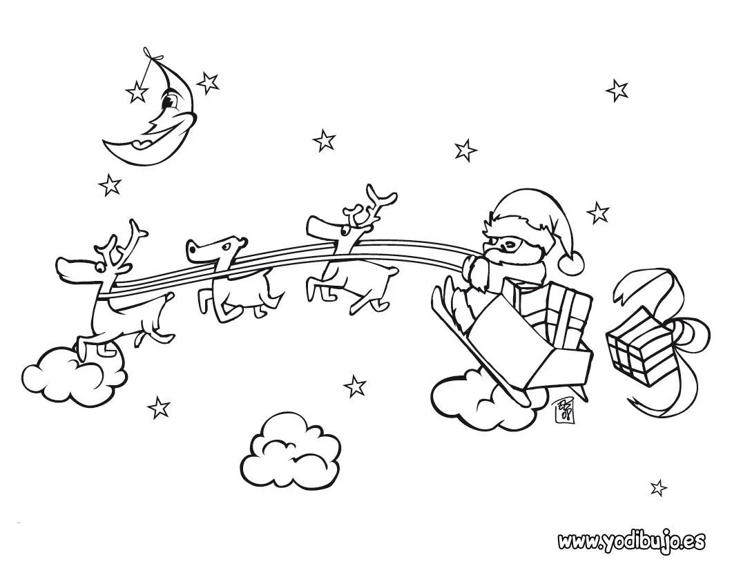 dibujos para colorear de navidad trineo navidad para colorear ... dibujos para colorear de navidad trineo navidad para colorear ...