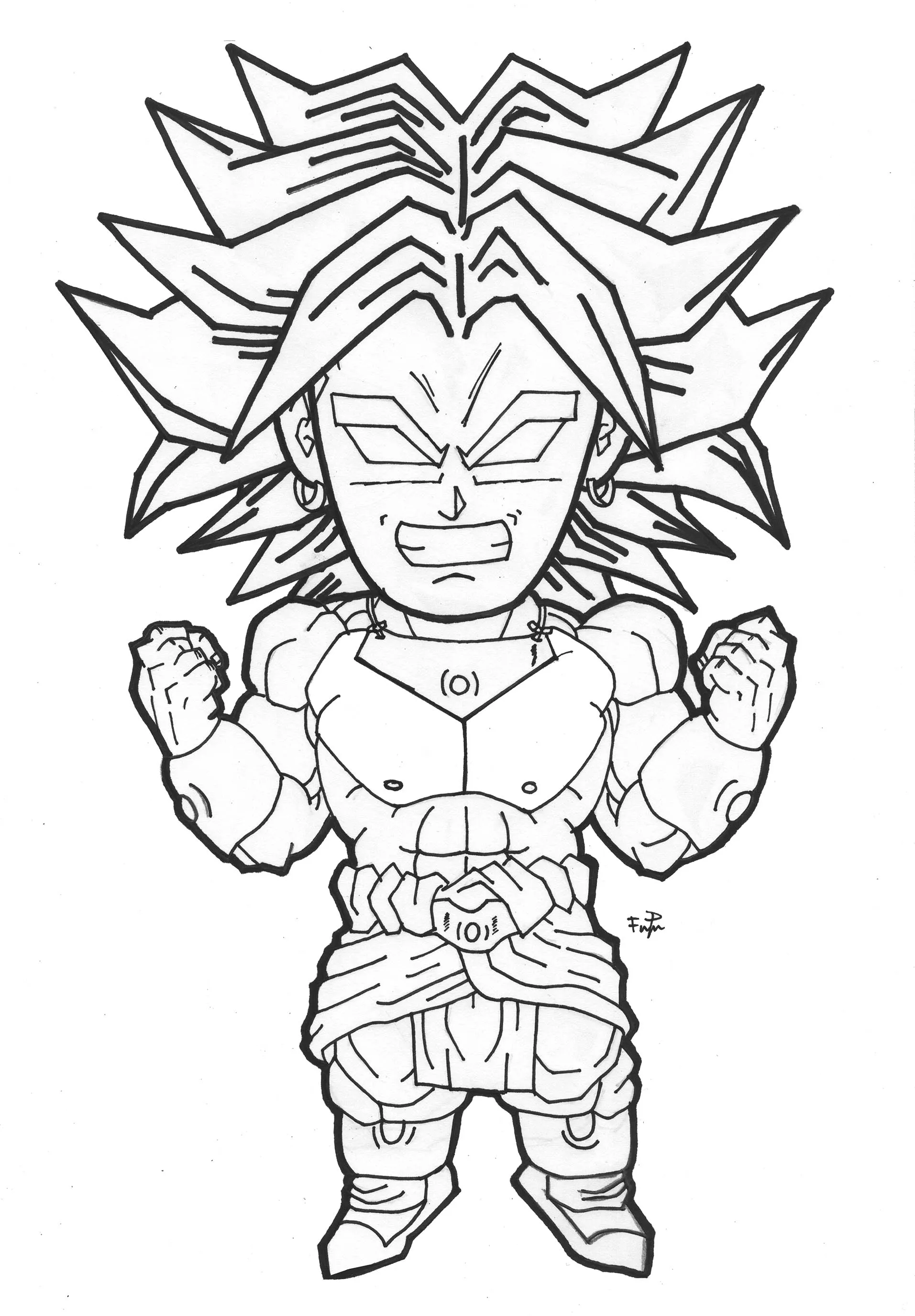 Dibujos para colorear para niños gratis de Dragon Ball Z - Dragon Ball Z -  Just Color Niños : Dibujos para colorear para niños