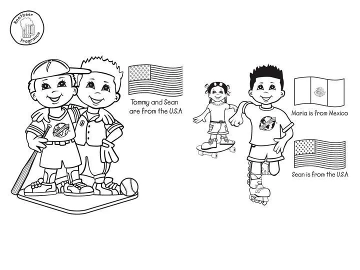 Las Misiones y los Niños: Dibujos para colorear de niños de ...