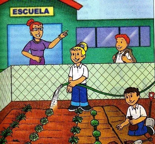 Dibujos para colorear de niños sembrando arboles - Imagui Dibujos para colorear de niños sembrando arboles - Imagui