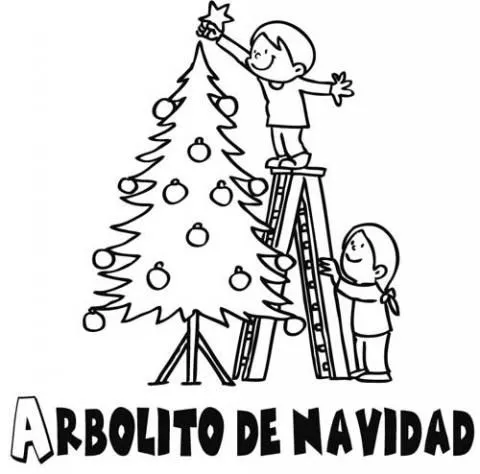 Dibujos para colorear de niños sembrando arboles - Imagui