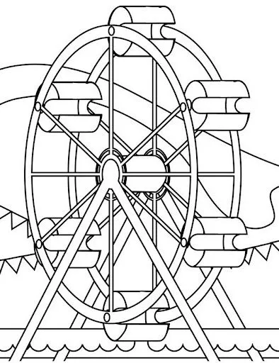 DIBUJOS PARA COLOREAR NORIAS | Dibujos para colorear DIBUJOS PARA COLOREAR NORIAS | Dibujos para colorear