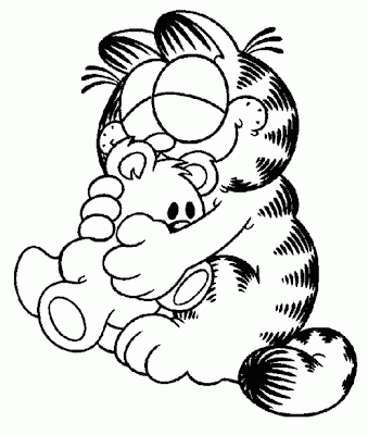 DIBUJOS PARA COLOREAR: DIBUJO DE GARFIELD PARA PINTAR DIBUJOS PARA COLOREAR: DIBUJO DE GARFIELD PARA PINTAR