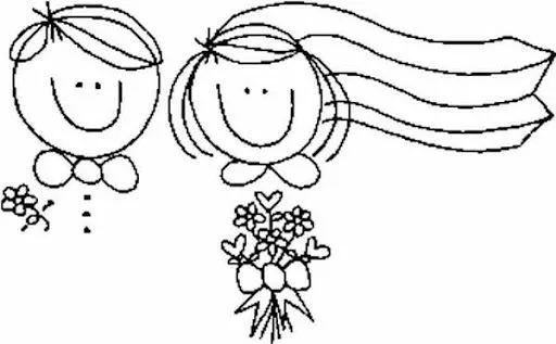 DIBUJOS PARA COLOREAR NOVIOS | Dibujos para colorear DIBUJOS PARA COLOREAR NOVIOS | Dibujos para colorear
