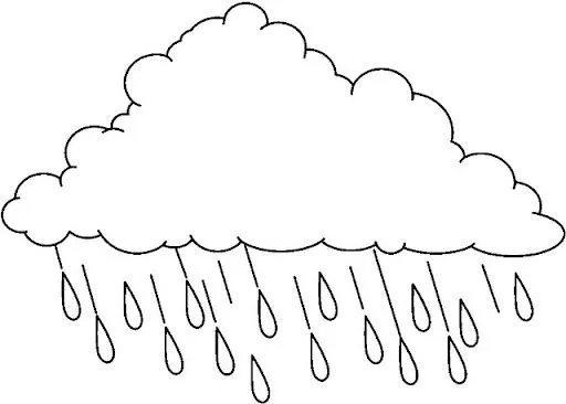 Dibujos para colorear de nubes con lluvia - Imagui Dibujos para colorear de nubes con lluvia - Imagui
