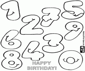 Dibujos para colorear de Tarjetas de Cumpleaños - Feliz Cumpleaños ... Dibujos para colorear de Tarjetas de Cumpleaños - Feliz Cumpleaños ...