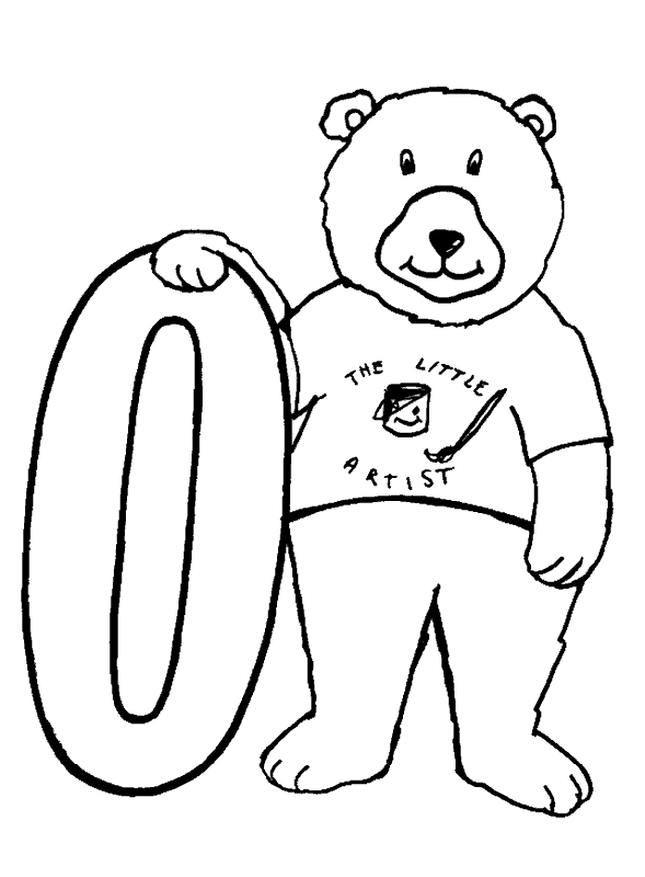Dibujos para colorear de Numeros de osito, Plantillas para ... Dibujos para colorear de Numeros de osito, Plantillas para ...