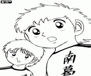 Dibujos para colorear de Oliver y Benji - Captain Tsubasa ... Dibujos para colorear de Oliver y Benji - Captain Tsubasa ...