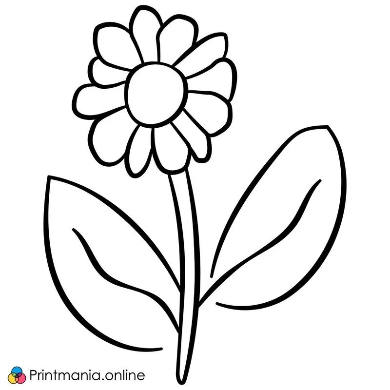 Dibujos para colorear online: Una flor para mamá, imprimible, de descarga gratuita para niños Dibujos para colorear online: Una flor para mamá, imprimible, de descarga gratuita para niños