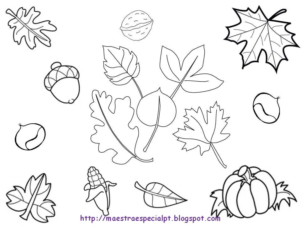 Dibujos para colorear del otoño | laclasedeptdemontse Dibujos para colorear del otoño | laclasedeptdemontse