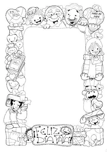 DIBUJOS PARA COLOREAR DIA DEL PADRE