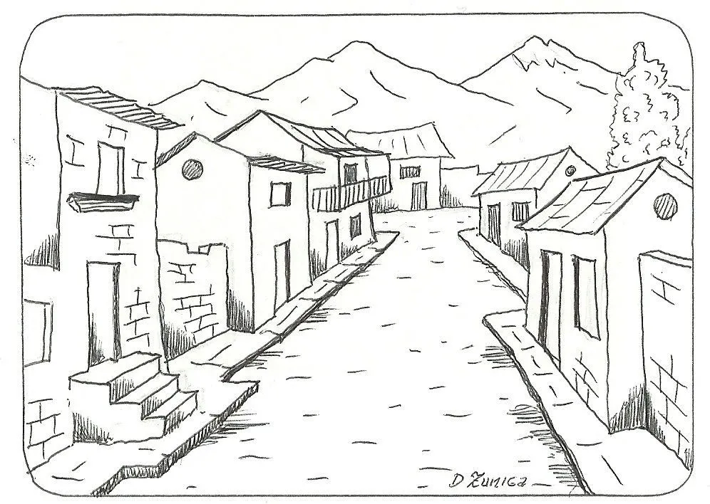 Dibujos Para Colorear De Paisajes Naturales | Landscape ... Dibujos Para Colorear De Paisajes Naturales | Landscape ...