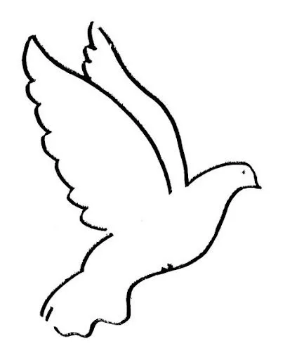 Dibujos para colorear palomas de la paz | Colorear