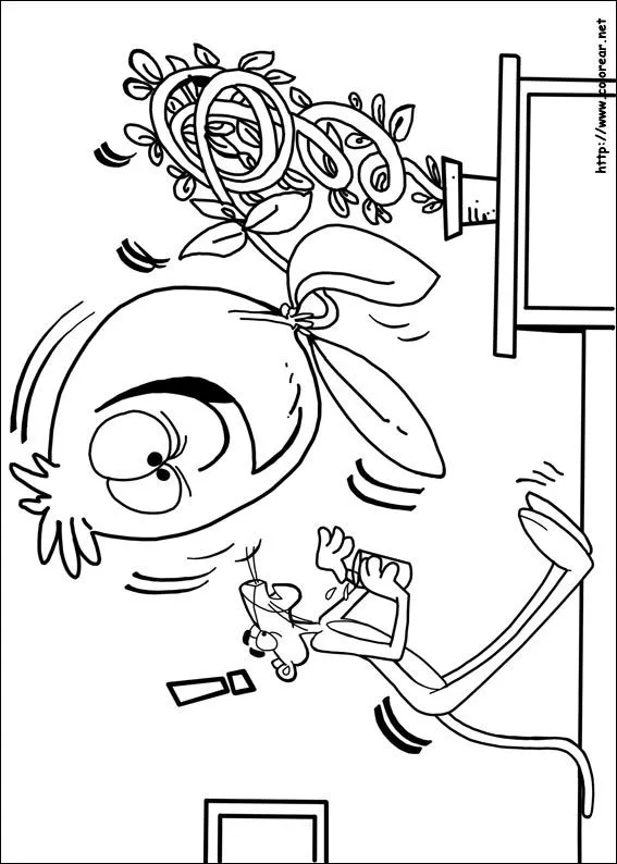 Dibujos para colorear de La Pantera Rosa