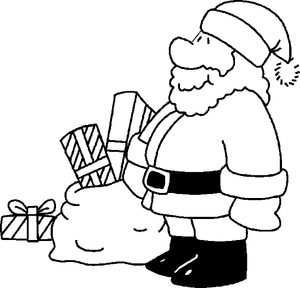 Dibujos para colorear de Papa Noel, Santa Claus, Viejito Pascuero ... Dibujos para colorear de Papa Noel, Santa Claus, Viejito Pascuero ...