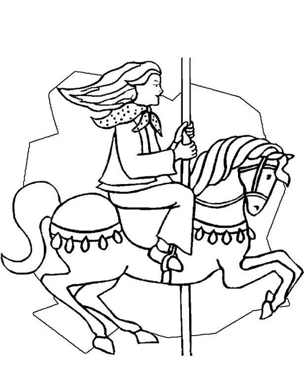 Dibujos para colorear de Parques de atracciones, parque de ... Dibujos para colorear de Parques de atracciones, parque de ...