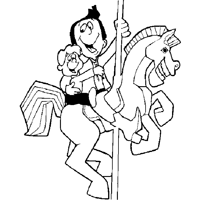 Dibujos para colorear de Parques de atracciones, parque de ... Dibujos para colorear de Parques de atracciones, parque de ...
