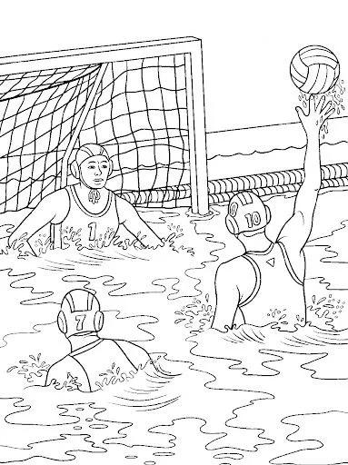 WATERPOLO DIBUJOS PARA COLOREAR | Dibujos para colorear WATERPOLO DIBUJOS PARA COLOREAR | Dibujos para colorear