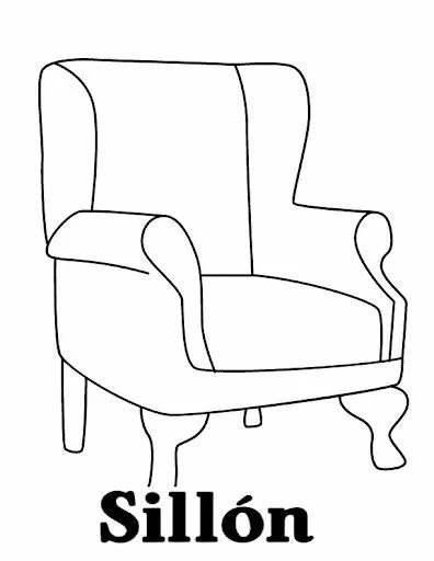 SILLONES Y SOFAS PARA COLOREAR | Dibujos para colorear SILLONES Y SOFAS PARA COLOREAR | Dibujos para colorear