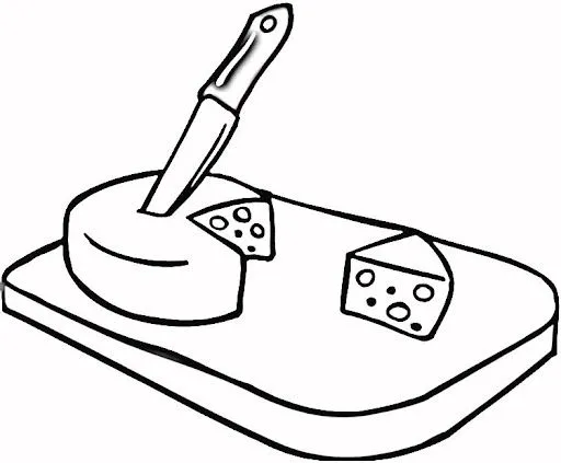 DIBUJOS DE QUESOS PARA PINTAR