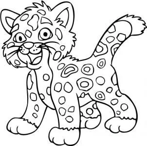 DIBUJOS DE JAGUARES PARA COLOREAR | Dibujos para colorear