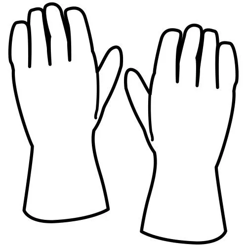 GUANTES DIBUJOS PARA COLOREAR | Dibujos para colorear GUANTES DIBUJOS PARA COLOREAR | Dibujos para colorear