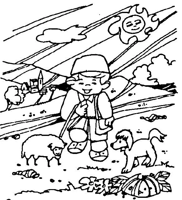DIBUJOS SOBRE LA VIDA DE SAN MIGUEL